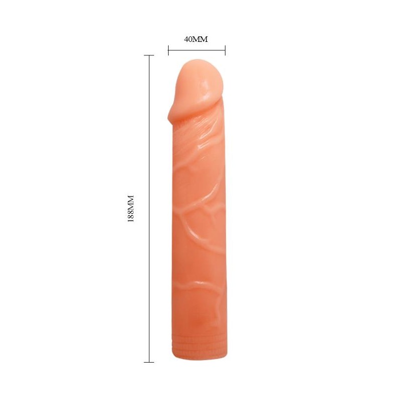 Dildo elastyczne giętkie realistyczny wygląd 19 cm